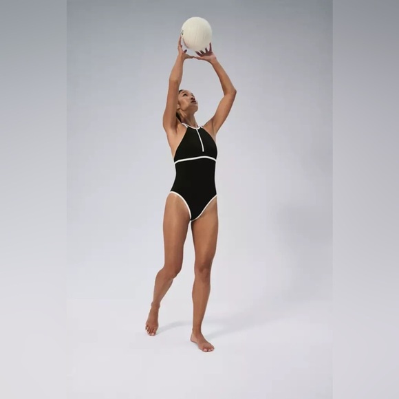 CALIA Women's Halter Racerback Cheeky One Piece Swimsuit. NWT! - Picture 7 of 8